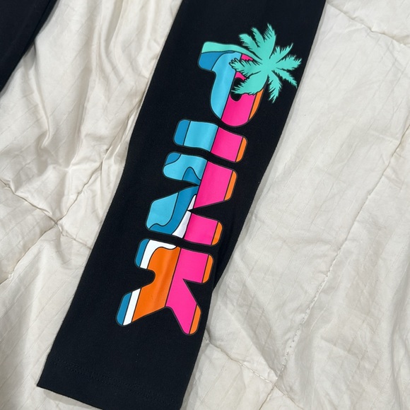 💕VS Pink COTTON FOLDOVER LEGGINGS IN FULL LENGTH - Picture 5 of 12